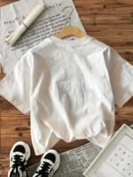 Women'S "Prosecco Mood" Graphic Tee - Casual Crew Neck Short Sleeve T-Shirt With Wine Glass & Champagne Design, White, Perfect For Spring & Summer, Ladies T Shirts - Image 4