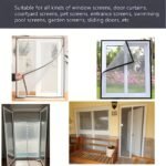1Pc Home Diy Anti-Mosquito And Fly Mesh Window Screen Blocks Cats And Dogs From Entering Windows And Doors, Suitable For Windows, Doors, Porches, Patios, And Fences With Easy Installation. Window Screen Mesh - Image 2