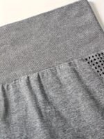 1Pc Women'S High-Waisted Shorts With Perforated Design - Slimming Effect, Supports Belly And Thighs, No Padding, Fashionable Gray Shorts For Fitness And Casual Wear, Casual Wear Shorts|Fashionable Shorts|Comfortable Fit, High Waist Shorts - Image 15
