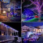 Solar String Lights - 8-Mode Outdoor Solar-Powered Christmas Tree Lights With Built-In Battery, Remote Control & Light Sensor, Durable Plastic, Courtyard, House Party, Wedding, Halloween & Christmas Decorations, Solar Christmas Lights - Image 14