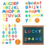 Moodon Educational Magnetic Stickers For Kids - Letter Number Refrigerator Magnets For Learning Toys & Kids Toys - Christmas, Halloween Gifts For Kids For Winter - Image 11