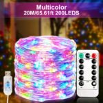 1Pc Usb-Powered Christmas Tree & Fairy Lights, 8 Modes, Remote Control, Ip44 Rating - Ideal For Home, Wedding, Party, Birthday, Halloween Decorations, Festive Room Accent|Festive Room Accent|Durable Led Lights, Christmas Decorations - Image 17