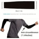 2 Pairs Cooling Arm Sleeves, Unisex Polyester Knit Fabric, Uv Protection, Sun Protection, Hand Washable, Pull-On Design For Sports, Running, Fishing, Cycling, Skiing - Image 8