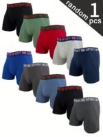 1-Pack Men'S Boxer Briefs - Minimalist Everyday Underwear, Soft Stretch Fabric, Everyday & Formal Wear - Bulk Pack For Convenience - Compatible With Standard Boxer Briefs, Comfortable Undergarments, Simple Design, Breathable Material, Multipack Undergarments, Daily Essentials - Image 4