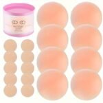 9 Pairs Reusable Nipple Covers, Strapless Invisible Self-Adhesive Breast Lift Pasties, Women'S Lingerie & Underwear Accessories - Image 5