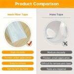 Super Strong Double-Sided Tape - A Heavy-Duty Adhesive Used For Fiberglass Mesh On Walls And Glass, Suitable For Seamless And Durable Fabrics, Wood, And Metal, Suitable For Homes, Kitchens, Offices - Image 8