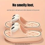 Women'S Soft & Comfortable Eva Flip-Flops With Playful Face Design - Ideal For Home, Beach, And Outdoor Use, All-Season Casual Footwear, Beach Footwear | Playful Design | Eva Flip Flops - Image 5