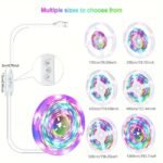Rgb+Ic Led Strip Light With App Control, 3-Key Remote, Multi-Mode Dimming, Music Sync, Usb Powered, Non-Waterproof, Built-In Mic, For Pc, Tv, Bedroom, Dining, Living, Gaming, Bar, Party - Indoor Use, 99.97Cm-10.0Meter - Image 2