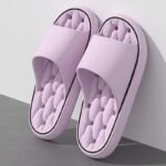 Home Slippers Summer Indoor Anti-Slip Bathroom Bathing Couple Thickened Hollow Quick-Drying Outdoor Slippers For Women - Image 10
