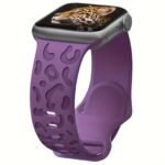 Leopard Engraved Band Compatible With Iwatch Band 38Mm 40Mm 41Mm 42Mm 44Mm 45Mm 49Mm, Waterproof Cheetah Sport Silicone Wristbands Replacement For Iwatch Series 8 7 6 5 4 3 2 Se - Image 28