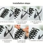 Easy Slip-On No-Tie Elastic Shoelaces With Metal Buckle - Quick Fasten, Machine Washable, Solid Color - Image 10