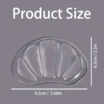 2/4/8Pcs Foot Soft Pads, Ultra Soft Stickers, Very Suitable For Outdoor Sports, Hiking Dance Party Long Standing Activities, Unisex Transparent Heel And Ball Grip Pads, Comfortable Fashionable Insoles - Image 2