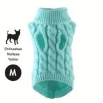 1Pc Cozy Knit Cat & Dog Sweater - Soft Acrylic Pullover For Small To Medium Pets, Winter & Fall Warmth, 7 Color Options, Machine Washable - Image 24