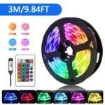 Rgb Led Strip Lights, 100-4000Cm Flexible Strip, Usb 5V, App Remote Control, Dimmable Color Changing, Adjustable, For Tv Backlight, Game Room, Room Decoration, Non-Rechargeable Button Battery - Image 7