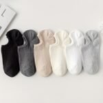 3 Pairs/6 Pairs/12 Pairs Women'S Multi-Color Boat Socks, Plain And Colorful Minimalist Trendy Cute Open-Toe Socks Suitable For Daily Use - Image 10