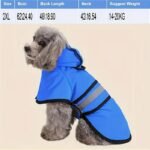 Pet Raincoat, Adjustable Dog Raincoat, Thin And Suitable For All Seasons, With Excellent Waterproof Performance. Available In 3 Colors: Yellow, Blue And Red. Complete Sizes: Xs, S, M, L, Xl, 2Xl, 3Xl, 4Xl. Suitable For All Dog Breeds. - Image 24