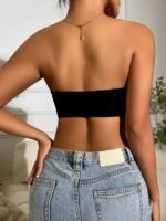 1Pc Women'S Seamless Strapless Bra - Invisible, Push-Up, Side Gathering, High Support With Front Closure, Solid Color, Medium Support, Wireless, No Padding, Comfortable And Supportive, Bra For Wome - Image 8