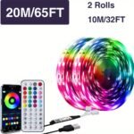 Nbbuff Smart Led Music Sync Light Strip With App & Remote Control, Rgbw Color Changing Lights With Dynamic Effects, Usb-Powered Party Lights For Home, Tv, Bedroom, Christmas, Weddings, Compatible With Alexa/ Assistant, Energy-Efficient Led Lights - Image 11