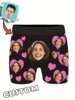 Custom Face Boxers With Picture, Personalized Face Photo Boxers, Funny Underwear With Face, Valentine'S Day/ Anniversary/ Wedding/ Birthday Gifts, Sexy Gift Funny Gag Gifts For Dad/Husband/Boyfriend - Image 5