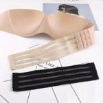 Adjustable Bra Strap Extender With Comfortable Back Hook - Extends Standard Straps By 5.08 Cm, Soft Fabric & Durable Metal Clasps For Women'S Underwear & Lingerie Accessories, Comfort Enhancement, Flexible Undergarment, Strong Clasps