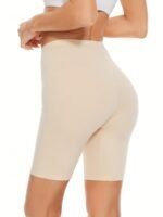 1Pc Plus Size Simple Underwear, Women&Apos;S Solid Color Mid Rise Soft & Comfortable Panty - Image 4