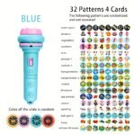 32 Patterns 4 Slides, Youngsters'S Projection Flashlight, Educational Toy. Animals, Dinosaurs, Cars, Space, For Fun Cognition And Bedtime Education - Image 3