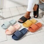 Women'S Comfy Pink Eva Slides - Thick Sole, Non-Slip, Casual Slip-On Slippers For Indoor/Outdoor Use, Perfect For Beach & Home Relaxation, Indoor Slippers|Slipon Style|Eva Material, Ladies Slippers - Image 2