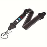 Multi-Use, Comfort-Fit Adjustable Guitar Strap - Woven Nylon, Black, With Paddle Holder For Enhanced Playing Experience - Image 6