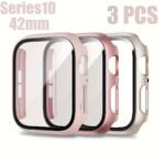 3Pcs Sports & Casual Protective Case Set For Apple Watch, Full-Body Shockproof Scratch-Resistant Hard Pc Cover With 9H Tempered Glass Screen Protector, Compatible With Apple Watch 38/42/40/44/41/45/46Mm, Ultra/Series 11/10/9/8/7/6/5/Se/4 - Image 26