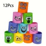 12Pcs/24Pcs Funny Pack Spring Coil Toy: Mini Spring Bulk Toy For Parties, Carnivals, Halloween, Christmas, Birthdays, And Easter - Suitable For Ages 3 - Image 3