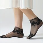 3Pairs Summer Thin Lace Short Women'S Socks Suitable For Sizes 36-39 - Image 5
