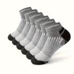 6 Pairs Of Men'S Low Cut Ankle Socks, Anti Odor & Sweat Absorption Breathable Socks, For All Seasons Wearing - Image 6