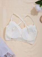 Multiple Methods Simple Solid Seamless Bra, Comfy & Breathable Backless Push Up Removable Padded Bra, Women'S Lingerie & Underwear - Image 7