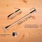 1Pc Ergonomic Shoe Puller, Adjustable 29.97-70.87Cm, Portable Stainless Steel Shoe Helper, Easy-To-Use Footwear Aid For Elderly & Disabled, Fashionable Home Shoe Assistance Tool - Image 2
