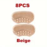 4/8/12Pcs Heel Sticker, Memory Foam, Anti-Drop, High Heel Shoes Heel Anti-Wear Foot Sticker, Big Change Small Artifact, Loafer Shoes, Leather Shoes, Half Size Pad, Change One Size, Half Size, Length 3.51In/9Cm, Width 1.97In/5Cm For Heel - Image 9