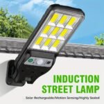 1/2/3/4Pcs Outdoor Solar Street Lamp, Solar Rechargeable Cob Wall Lamps With Motion Sensor, Smart Led Solar Wall Lights For Deck, Yard, Patio, Villas, Balconies, Walls, Portable Courtyard Garden Decorative Light - Image 13