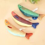 1/2Pcs Cat Toy Saury Fish, Crinkle Sound Toys Soft And Durable, Interactive Cat Kicker Toy For Indoor Exercise - Image 11
