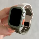 2Pcs For Apple Watch Band & Case Combo - Adjustable Silicone Sport Strap With Hollow-Out Soft Protective Cover, Breathable Comfort Fit For Series 1-11/Ultra/Se, 38-49Mm, Compatible With 40/41/42/44/45/46/49Mm, Durable Protective Case Accessories - Image 22