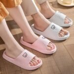 1 Pair Unisex Eva Slippers - Casual Solid Color Slip-On Slides For Summer Indoor Bathroom Shower, Soft Anti-Slip Sole Sandals With Hand Washable Inner & Insole - Image 10