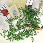 2Pcs Simulated Plants, Hanging Mandala Green Plants, Suitable For Bathroom Living Room Home Decoration, Wedding Birthday Decoration, Yard Desk Shelf Decoration, Spring And Summer Indoor And Outdoor Decoration, No Pots And No Basins - Image 9