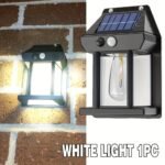 1Pc Macrocosm Solar Wall Lamp With Motion Sensor & Auto On/Off, 3 Modes, Waterproof Outdoor Garden Light, Matte Black Finish, Semi-Flush Mount For Patio, Villa, Courtyard - Durable Plastic, Solar-Powered, Solar Outdoor Lights, Patio Illumination, Sleek Design, Durable Plastic Lamp, Solar Light Outdoor Large, Solar Light For Outside, Solar Outdoor Light, Solar Motion Sensor, Solar Exterior Lamp, Wall Lamp Led, Entrance Solar Light, Solar Light For Exterior, Motion Sensor Solar Light - Image 5