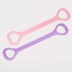 1Pc Proflex 8-Shaped Silicone Yoga Resistance Band - Universal Elastic Fitness Stretching Rope For Back, Waist, Arm Exercise - Ideal For Home, Gym, Outdoor Workouts - Image 5