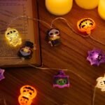 1Pc Led Fairy With -Like Button Control - Multi-Color Changing (Warm White, Green, Purple, Orange, Black, Yellow, , , Red, Brown, Gray, Cyan) - Indoor/ Halloween & Christmas Party Decorations - Led String With Hanging Hooks - Compatible With Pumpkins, Ghosts, Witches, Spiders, Mummies, Angels - Battery Not Included - Safe & Easy Use - Image 9