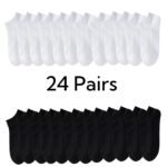 Breathable And Comfortable Ankle Socks For Men And Women, Suitable For Spring And Summer. These Solid Color Short Socks And Boat Socks Are Unisex And Can Be Worn In All Seasons. The Thin Design Is Perfect For Outdoor Leisure And Pairs Well With Dress Shoes. - Image 13