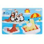 30Pcs Wooden Puzzles For Kids - Animal, Dinosaur & Cartoon Themes With Fire Trucks, Police Cars & Construction Vehicles - Educational Toys For Hand-Eye Coordination, Problem-Solving & Cognitive Development - Vibrant Colors, Durable Wooden Flat Puzzles For Kindergarten & Early Learning Gifts, Kids Learning Games | Cartoon Vehicles | Safe For Kids, Puzzles For Toddlers - Image 15