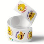 500Pcs 1-Inch Motivational & Reward Stickers - Matte Finish, Self-Adhesive Labels With "Great Job", "You Did It", & More Phrases For Teachers, Parents, And Coaches, Inspirational Stickers - Image 2