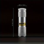 Alonefire 9 Led Uv Light 395-400Nm Led Uv Flashlight - Portable Mini Torch For Curing Money Ore, Moldy Food Detection, Pet Stains, Cat Tinea, Invisible Ink Marker, Without Battery, Uv Light For Money, Pet Stain Removal, Compact Design - Image 12