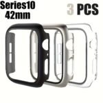3Pcs Sports & Casual Protective Case Set For Apple Watch, Full-Body Shockproof Scratch-Resistant Hard Pc Cover With 9H Tempered Glass Screen Protector, Compatible With Apple Watch 38/42/40/44/41/45/46Mm, Ultra/Series 11/10/9/8/7/6/5/Se/4 - Image 28