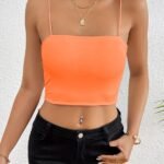 European And American Sexy Bustier Waist Tie Top