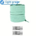 1 Pair Easy-Install Elastic Flat Shoelaces With Metal Buckles - No-Tie, Lightweight & Durable Polyester Blend - Ideal For Sneakers, Hiking & Casual Shoes - Handwashable, Shoe Accessories - Image 19